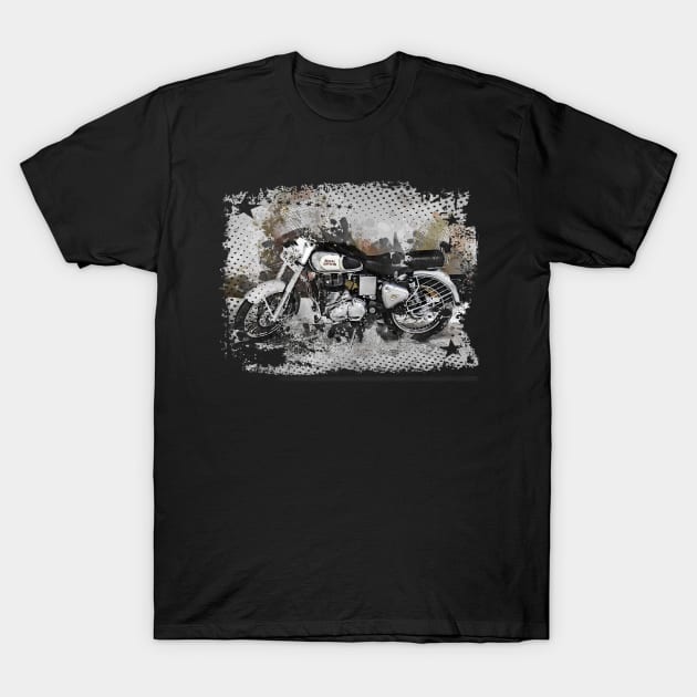 Royal Enfield Classic 350 T-Shirt by funkymonkeytees